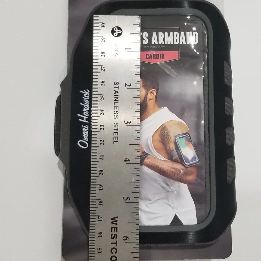 Omari Hardwick - Cardio Sports Armband - Black and Grey